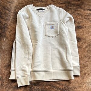 Carhartt Off-White Crewneck Sweatshirt